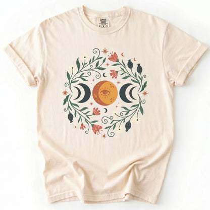 Mystic Triple Moon Vintage Washed T-Shirt