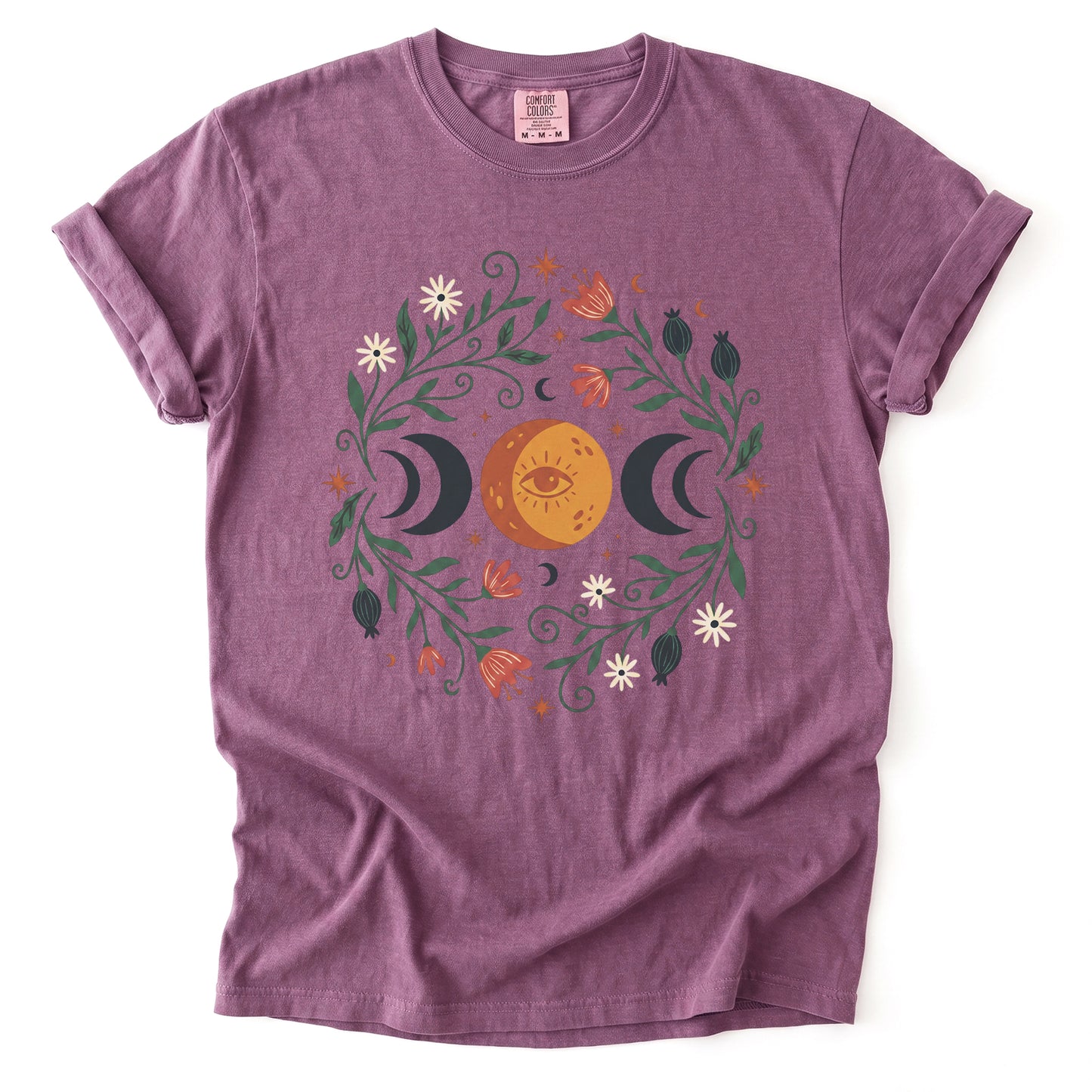 Mystic Triple Moon Vintage Washed T-Shirt