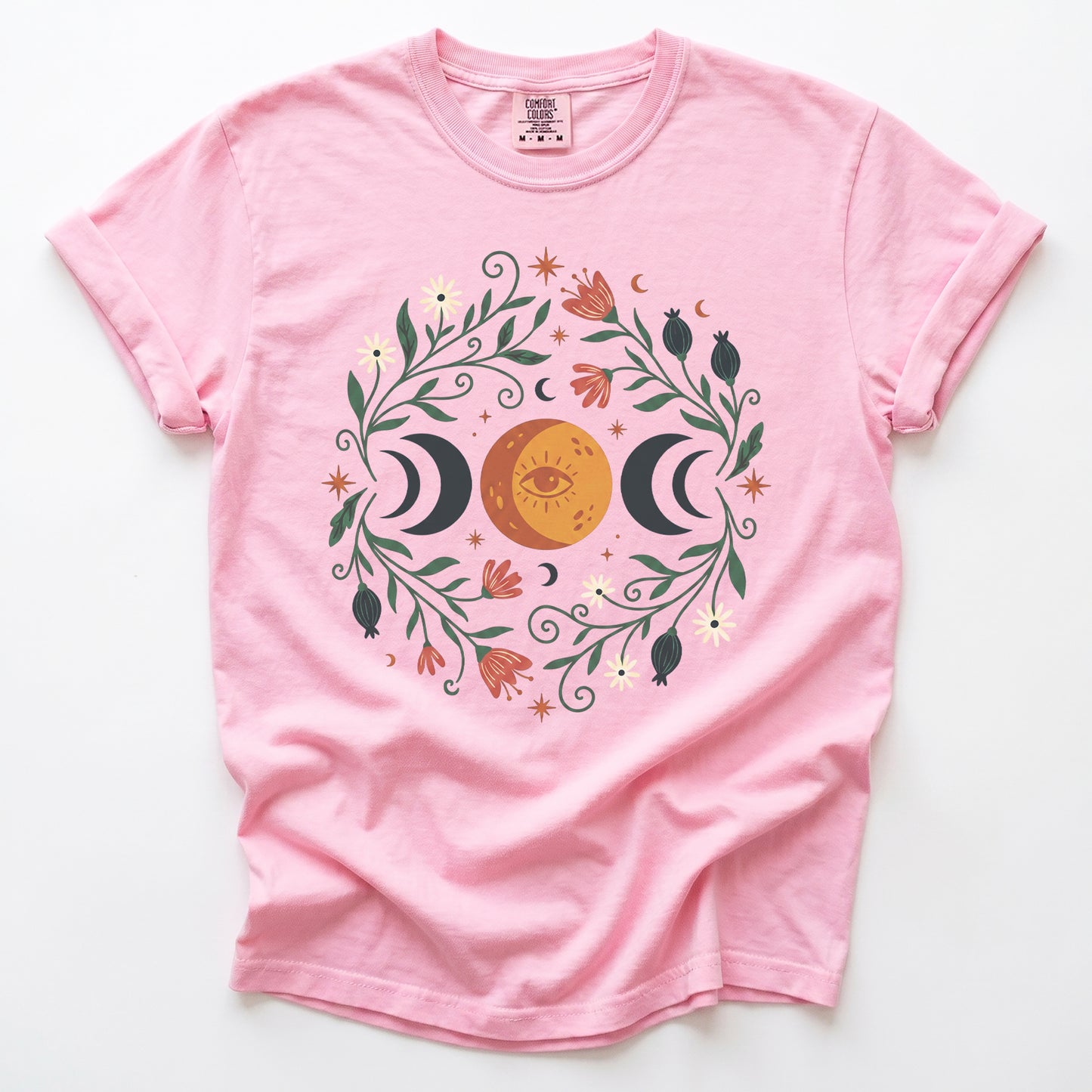 Mystic Triple Moon Vintage Washed T-Shirt