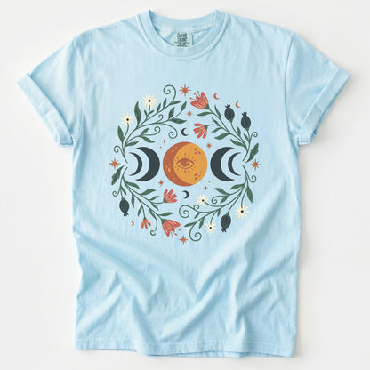 Mystic Triple Moon Vintage Washed T-Shirt