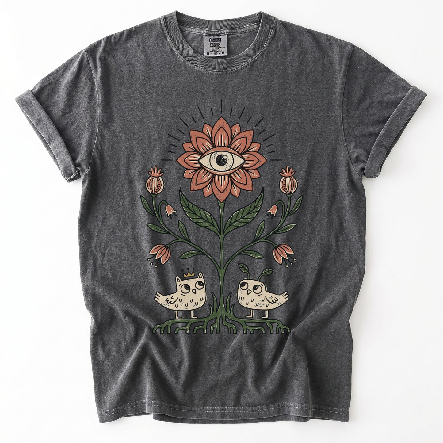 Mystical Eye Blossom Vintage Washed T-Shirt