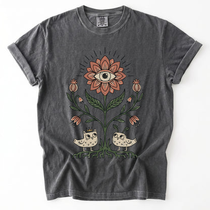 Mystical Eye Blossom Vintage Washed T-Shirt