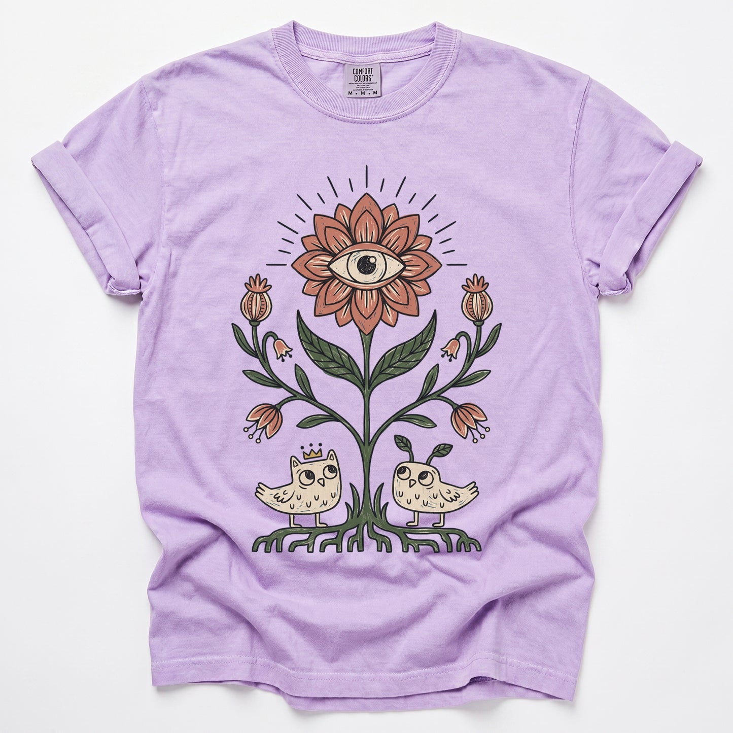 Mystical Eye Blossom Vintage Washed T-Shirt