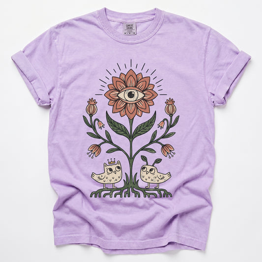 Mystical Eye Blossom Vintage Washed T-Shirt