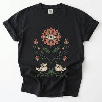 Mystical Eye Blossom Vintage Washed T-Shirt