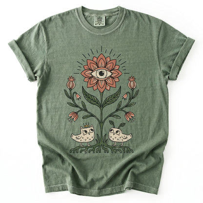 Mystical Eye Blossom Vintage Washed T-Shirt