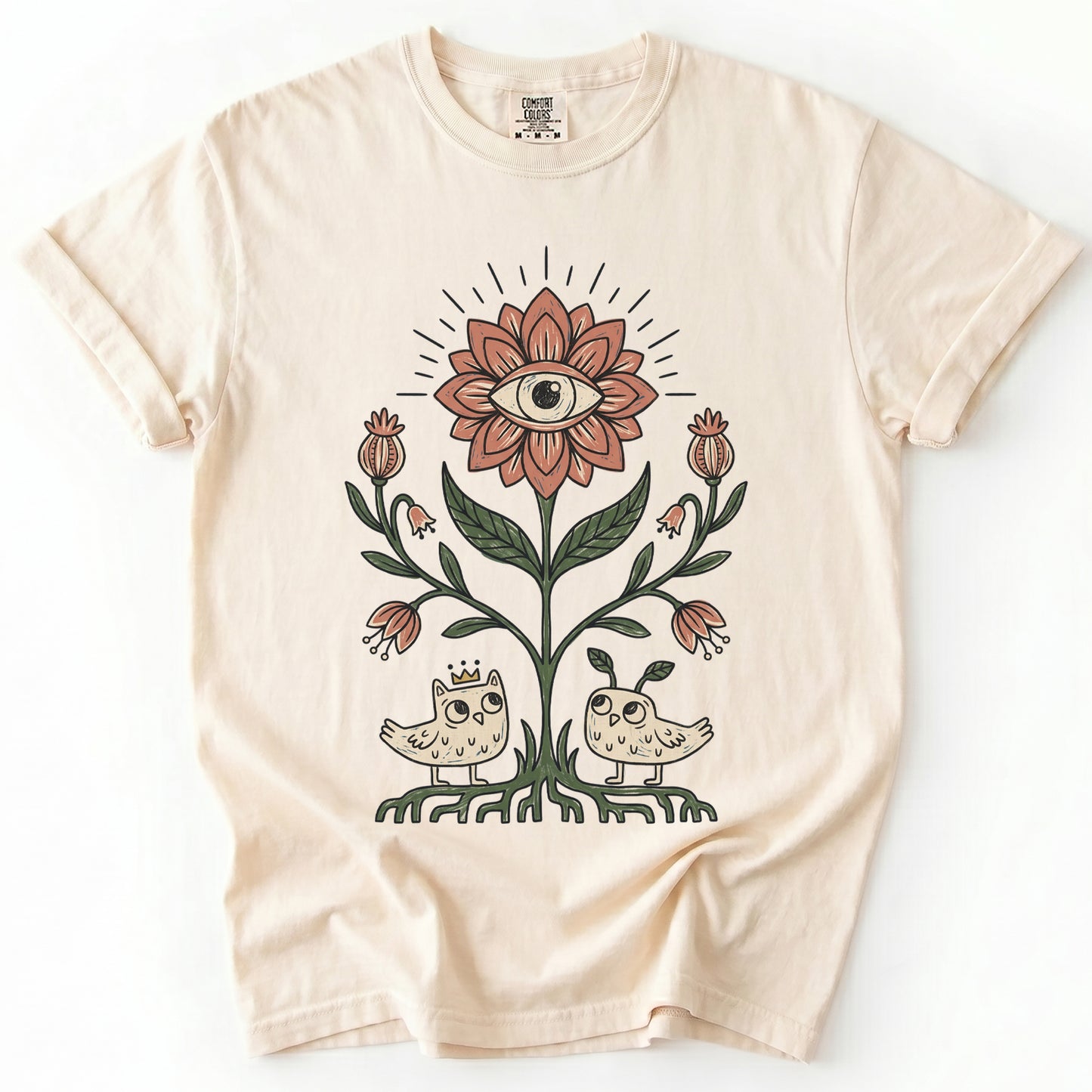 Mystical Eye Blossom Vintage Washed T-Shirt