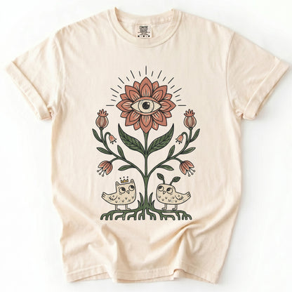 Mystical Eye Blossom Vintage Washed T-Shirt