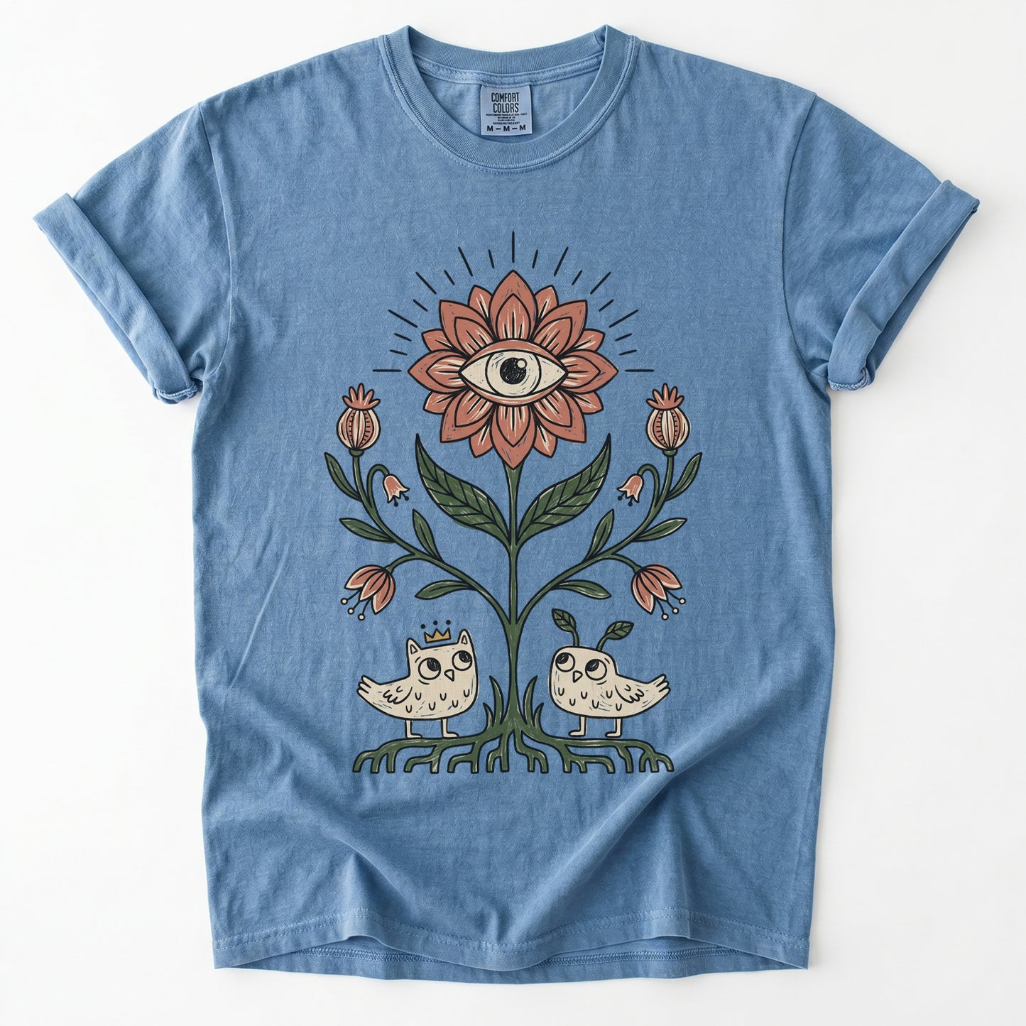 Mystical Eye Blossom Vintage Washed T-Shirt