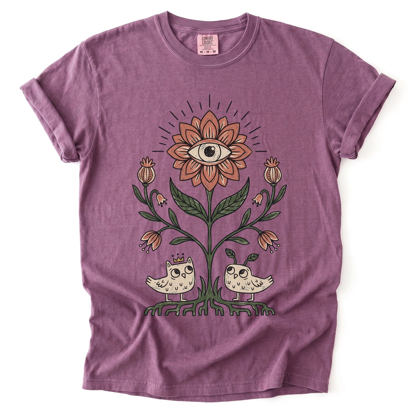 Mystical Eye Blossom Vintage Washed T-Shirt