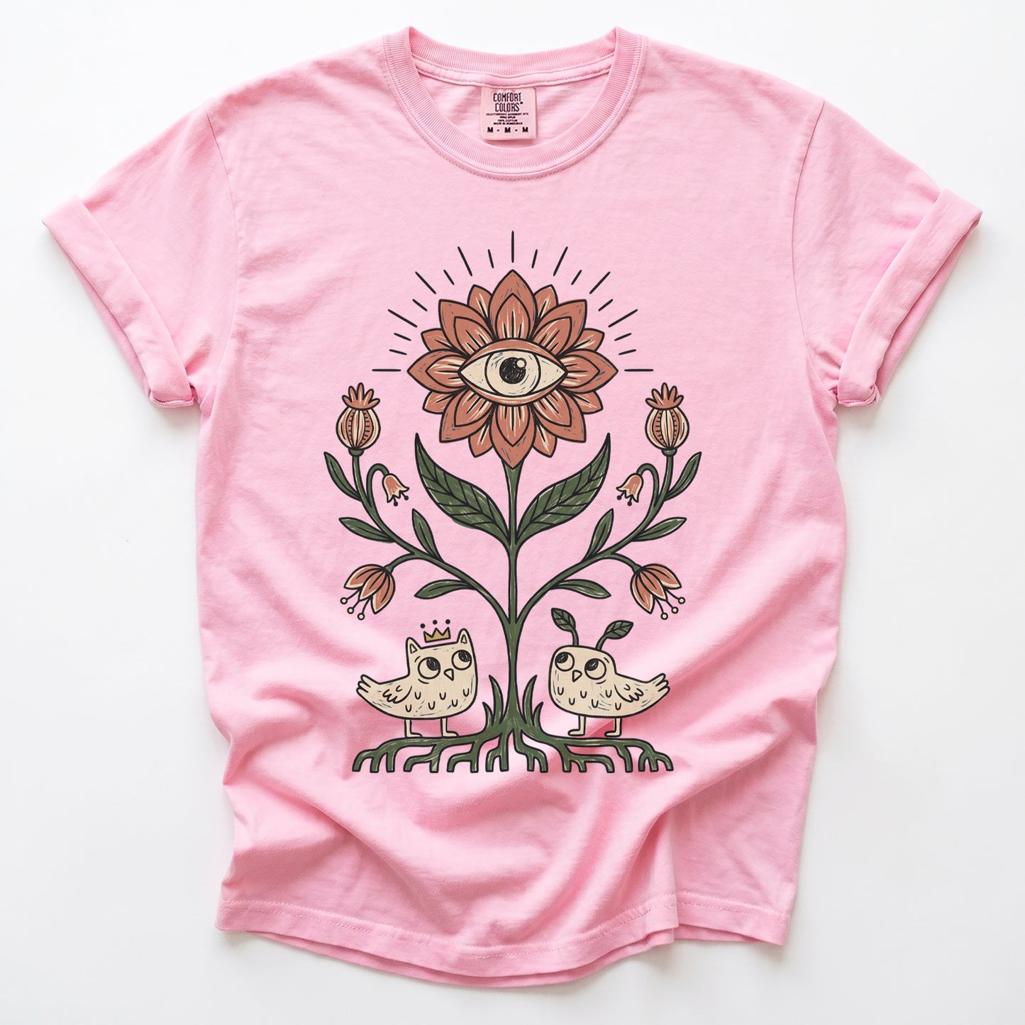 Mystical Eye Blossom Vintage Washed T-Shirt