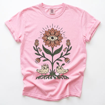 Mystical Eye Blossom Vintage Washed T-Shirt