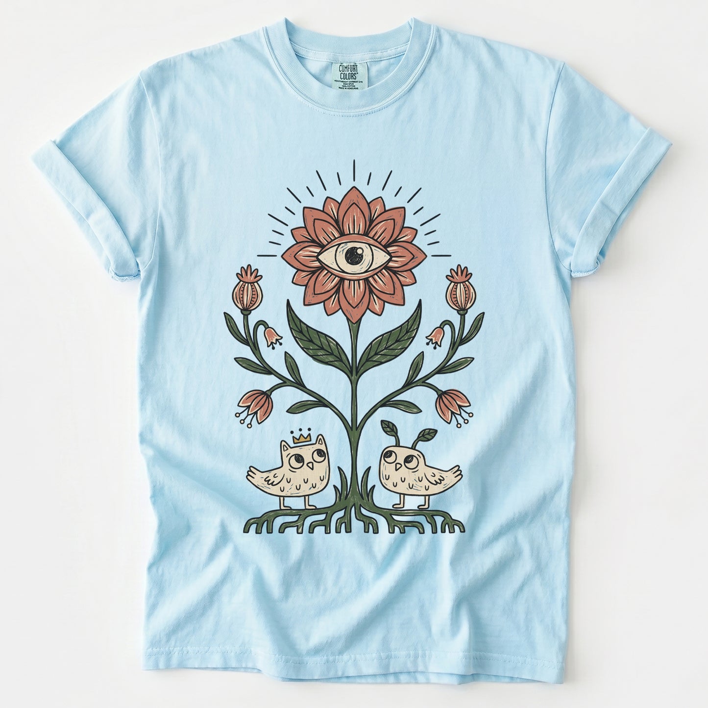 Mystical Eye Blossom Vintage Washed T-Shirt