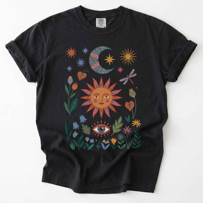 Mystical Garden Vintage Washed T-Shirt
