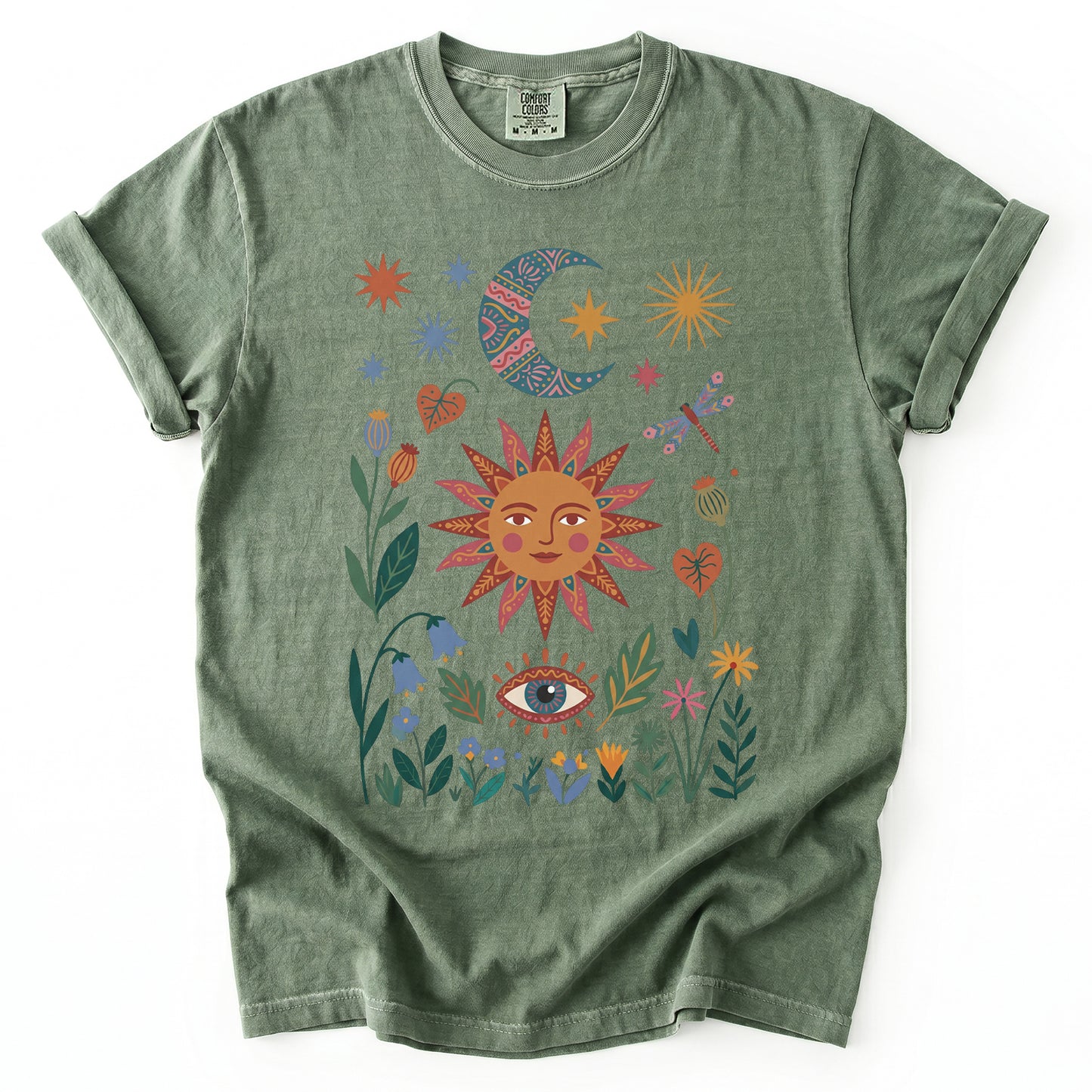 Mystical Garden Vintage Washed T-Shirt