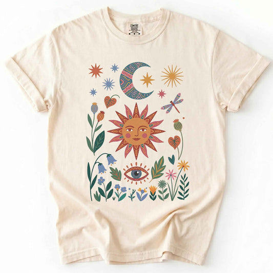 Mystical Garden Vintage Washed T-Shirt