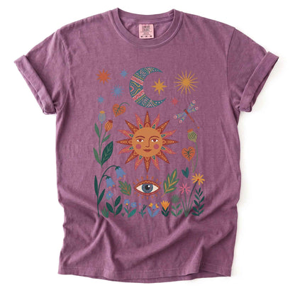 Mystical Garden Vintage Washed T-Shirt