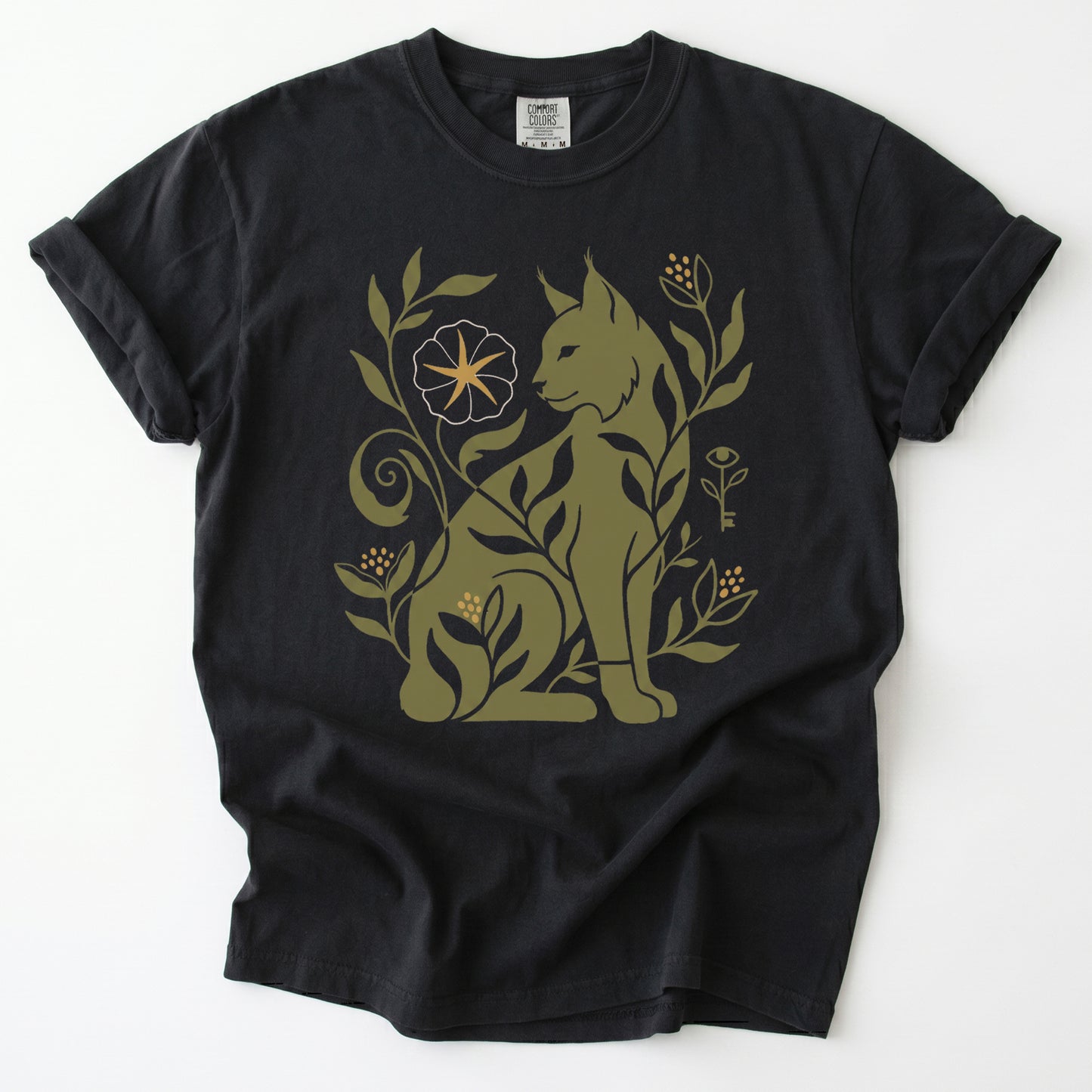 Mystical Wildcat Vintage Washed T-Shirt