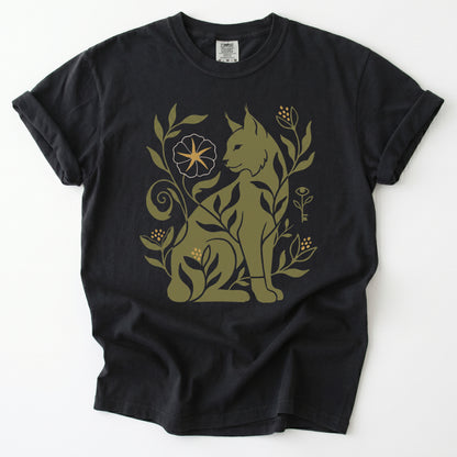 Mystical Wildcat Vintage Washed T-Shirt