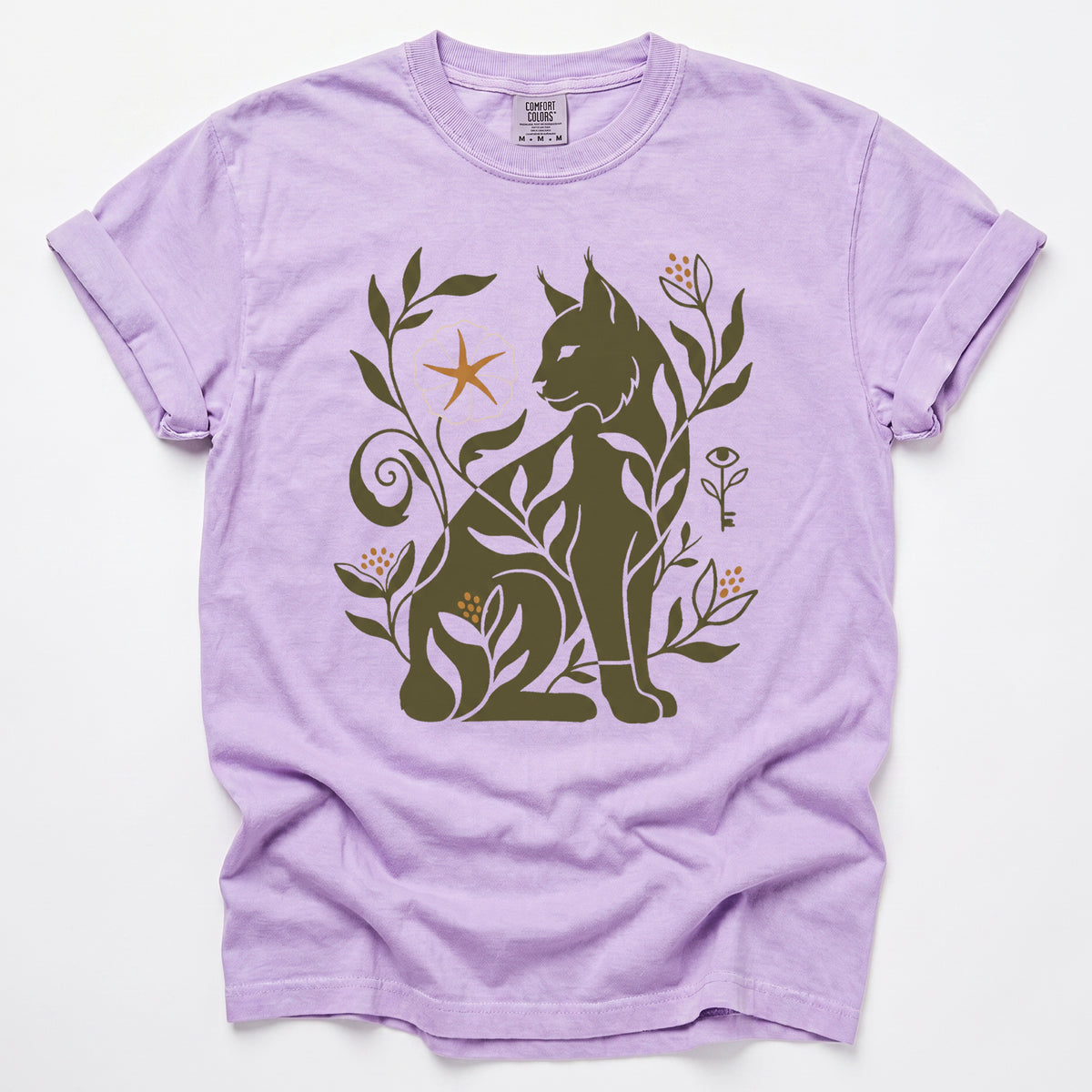 Mystical Wildcat Vintage Washed T-Shirt