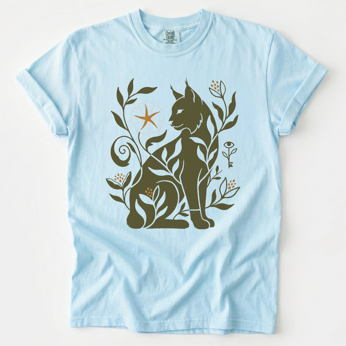 Mystical Wildcat Vintage Washed T-Shirt
