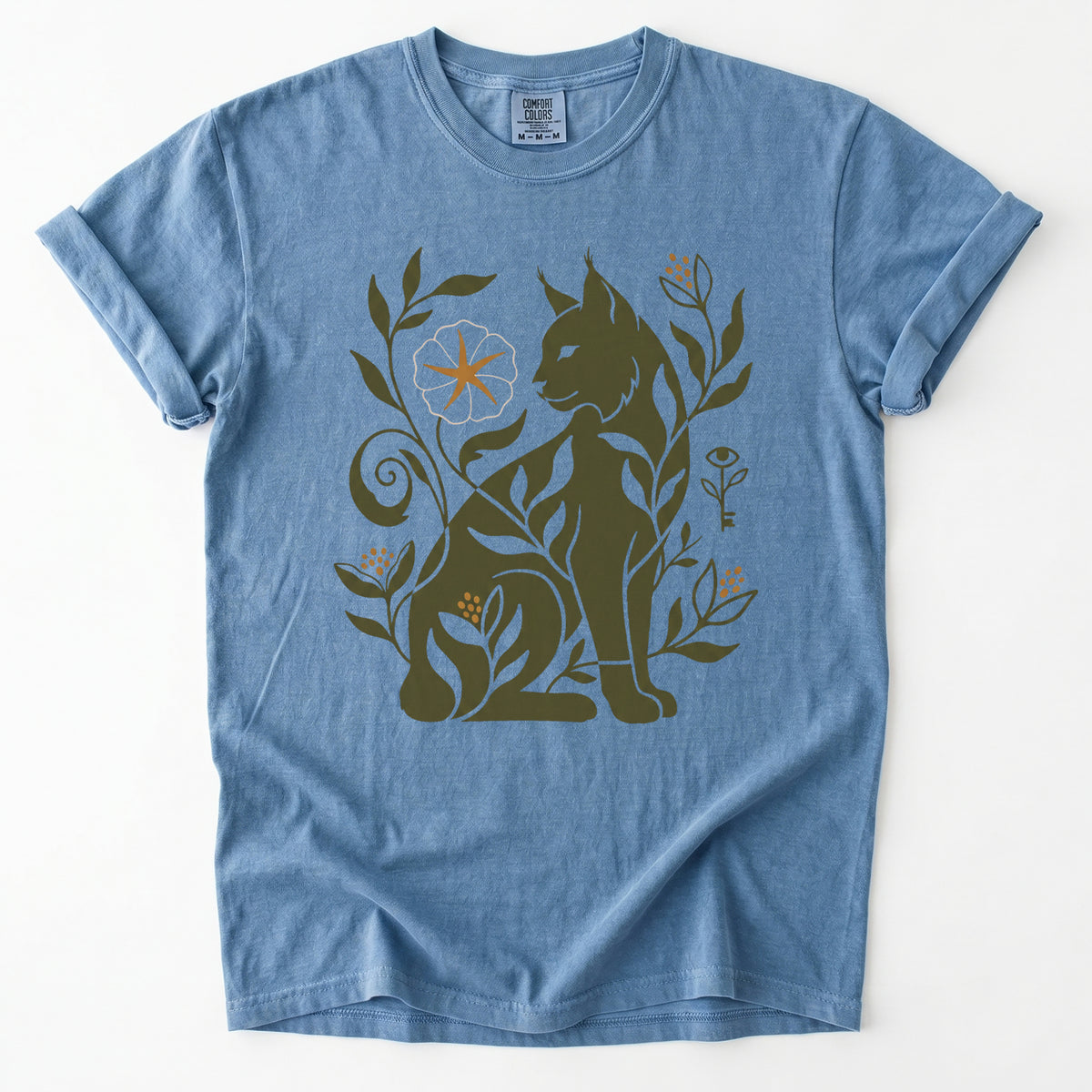 Mystical Wildcat Vintage Washed T-Shirt