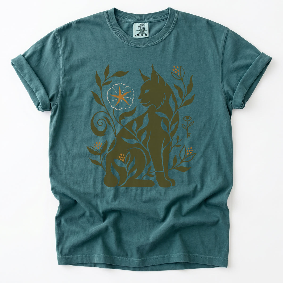 Mystical Wildcat Vintage Washed T-Shirt