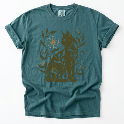 Mystical Wildcat Vintage Washed T-Shirt