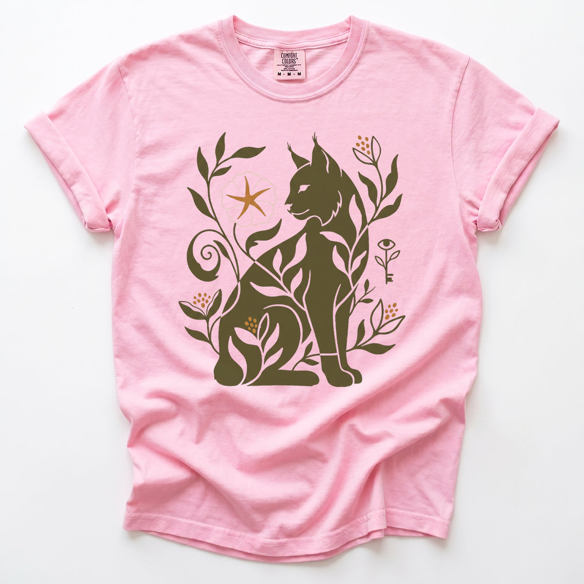 Mystical Wildcat Vintage Washed T-Shirt