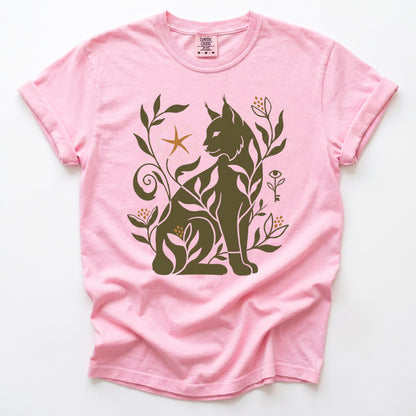 Mystical Wildcat Vintage Washed T-Shirt