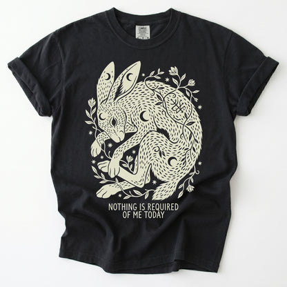 Nothing Is Required Of Me Today Vintage Washed T-Shirt