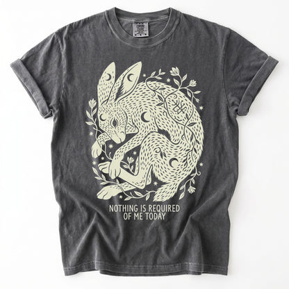 Nothing Is Required Of Me Today Vintage Washed T-Shirt