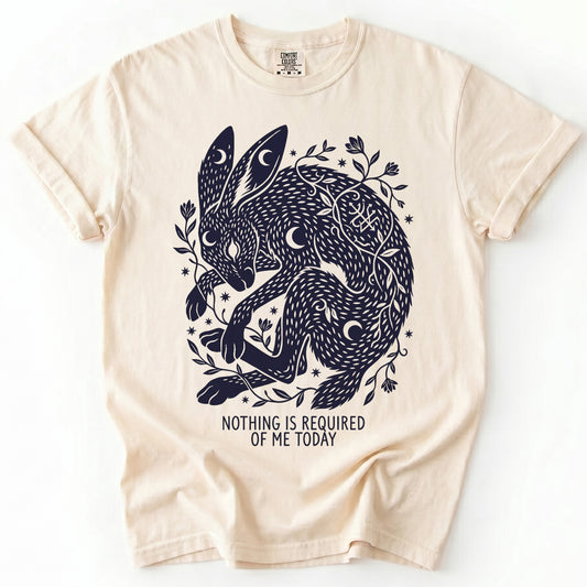 Nothing Is Required Of Me Today Vintage Washed T-Shirt