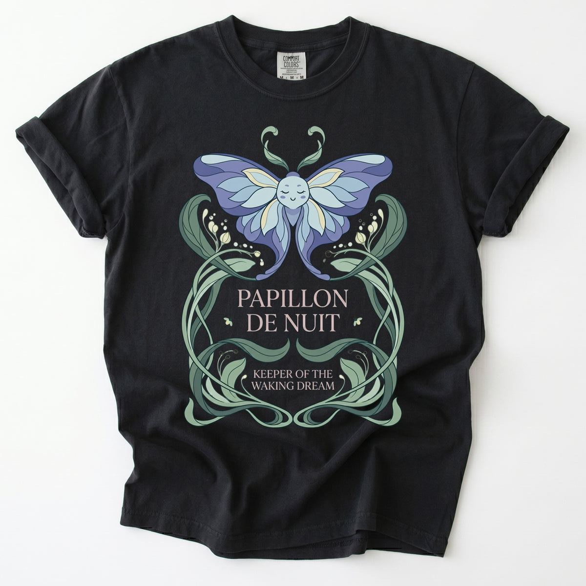 Papillon De Nuit Moth Vintage Washed T-Shirt