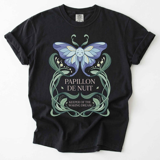 Papillon De Nuit Moth Vintage Washed T-Shirt