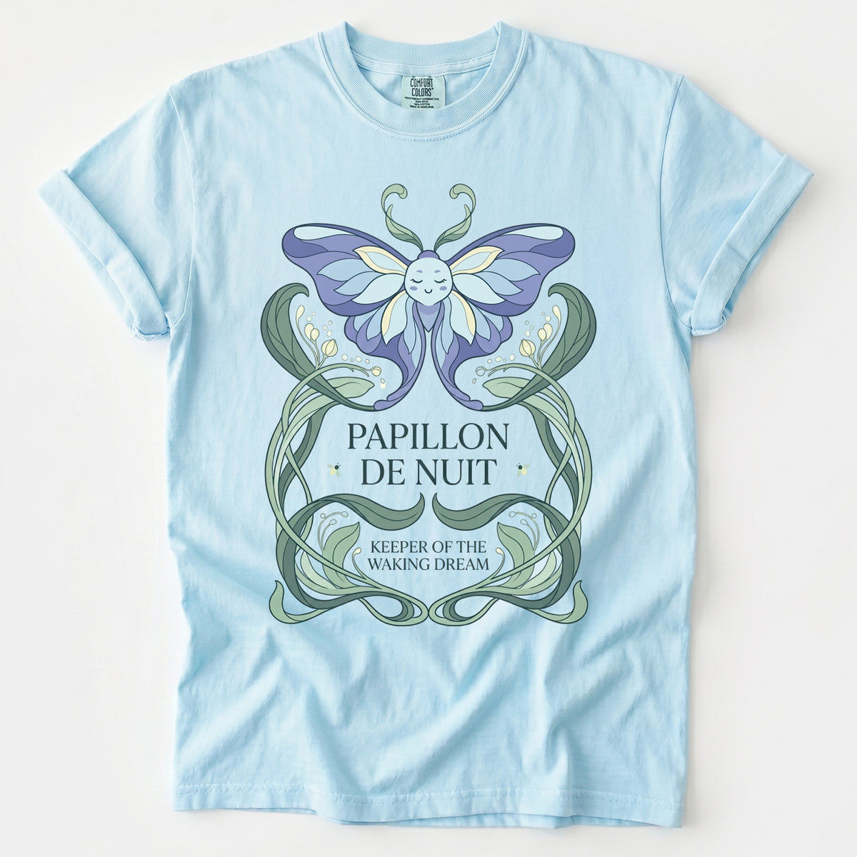Papillon De Nuit Moth Vintage Washed T-Shirt