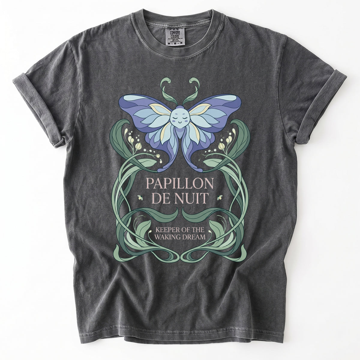 Papillon De Nuit Moth Vintage Washed T-Shirt