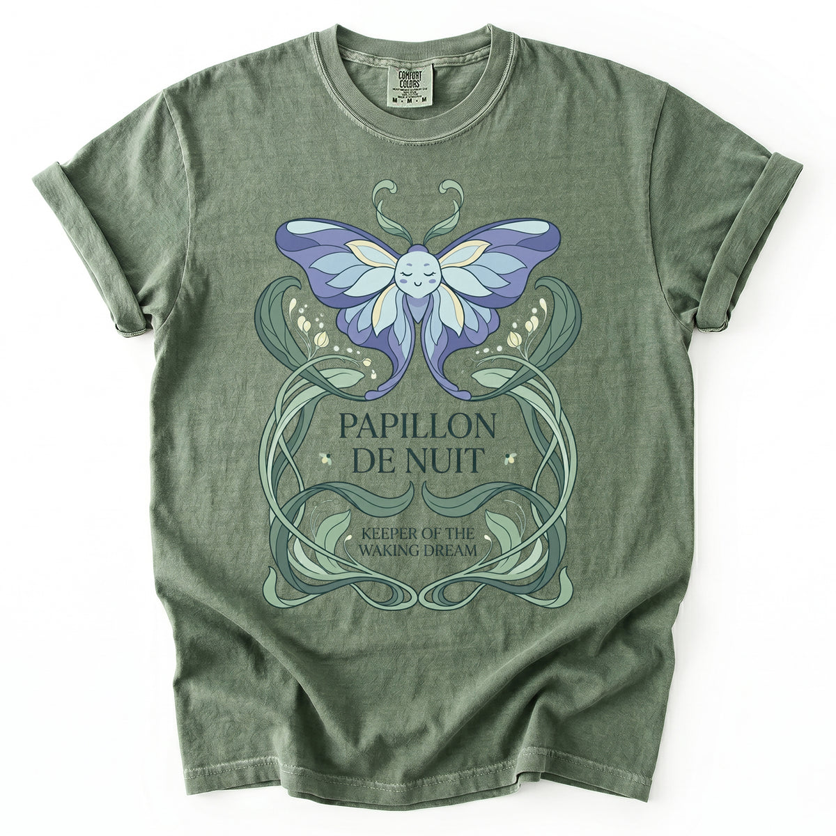 Papillon De Nuit Moth Vintage Washed T-Shirt