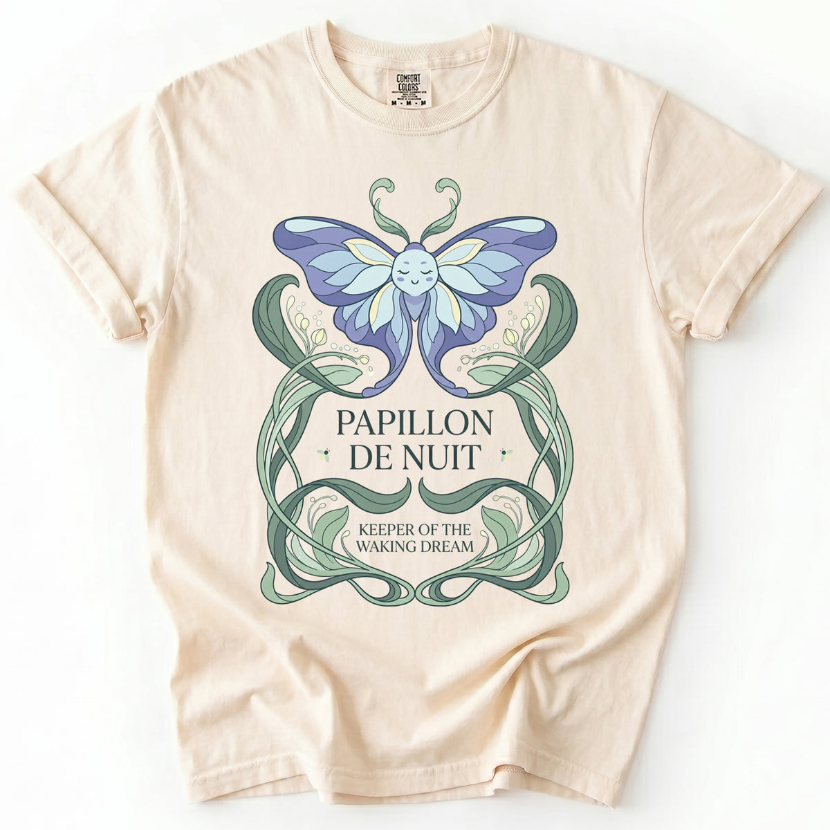 Papillon De Nuit Moth Vintage Washed T-Shirt