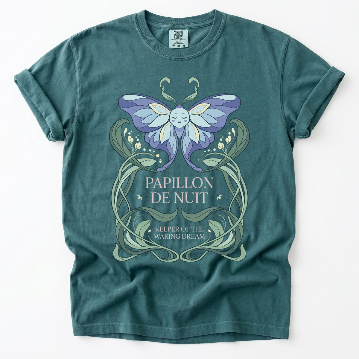 Papillon De Nuit Moth Vintage Washed T-Shirt