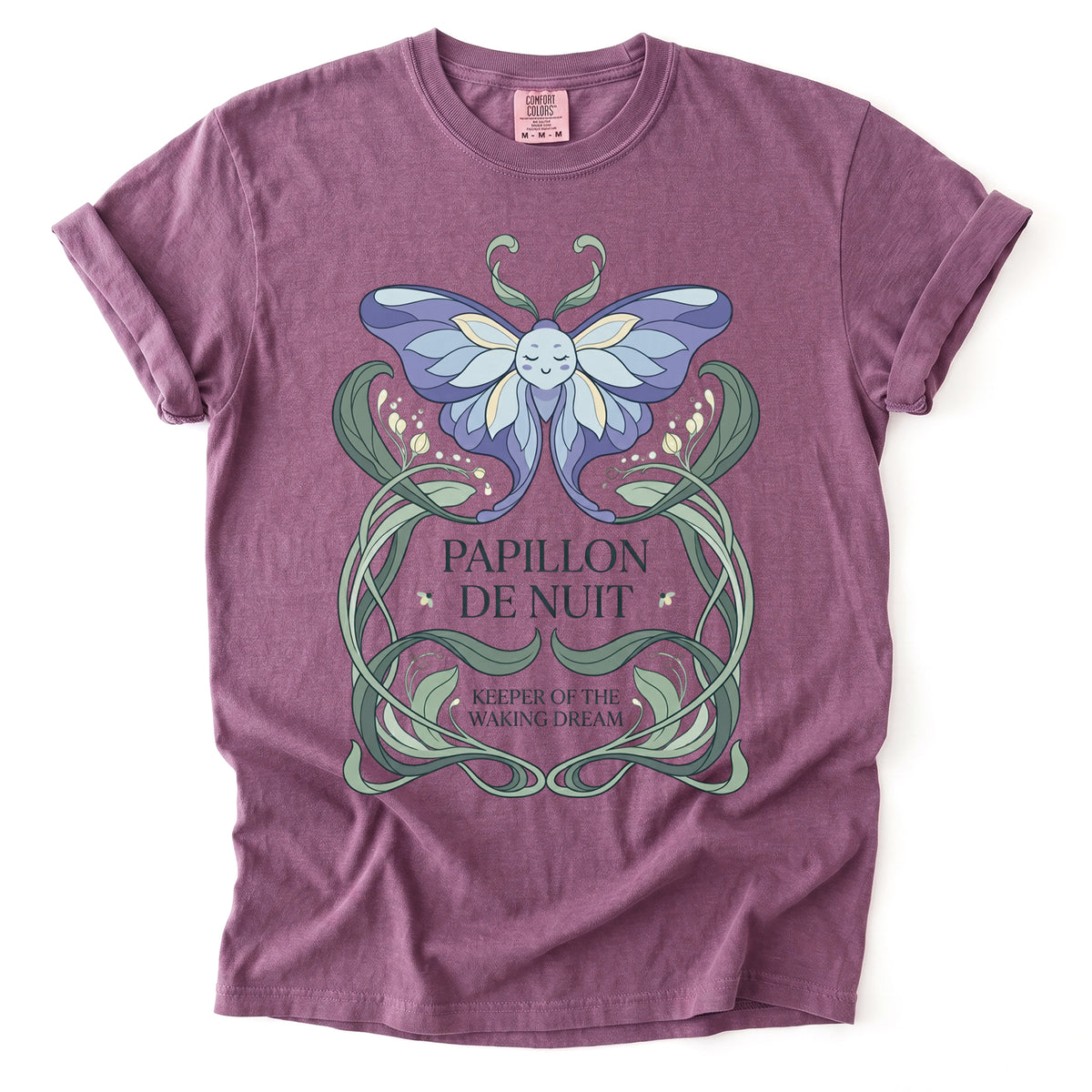 Papillon De Nuit Moth Vintage Washed T-Shirt