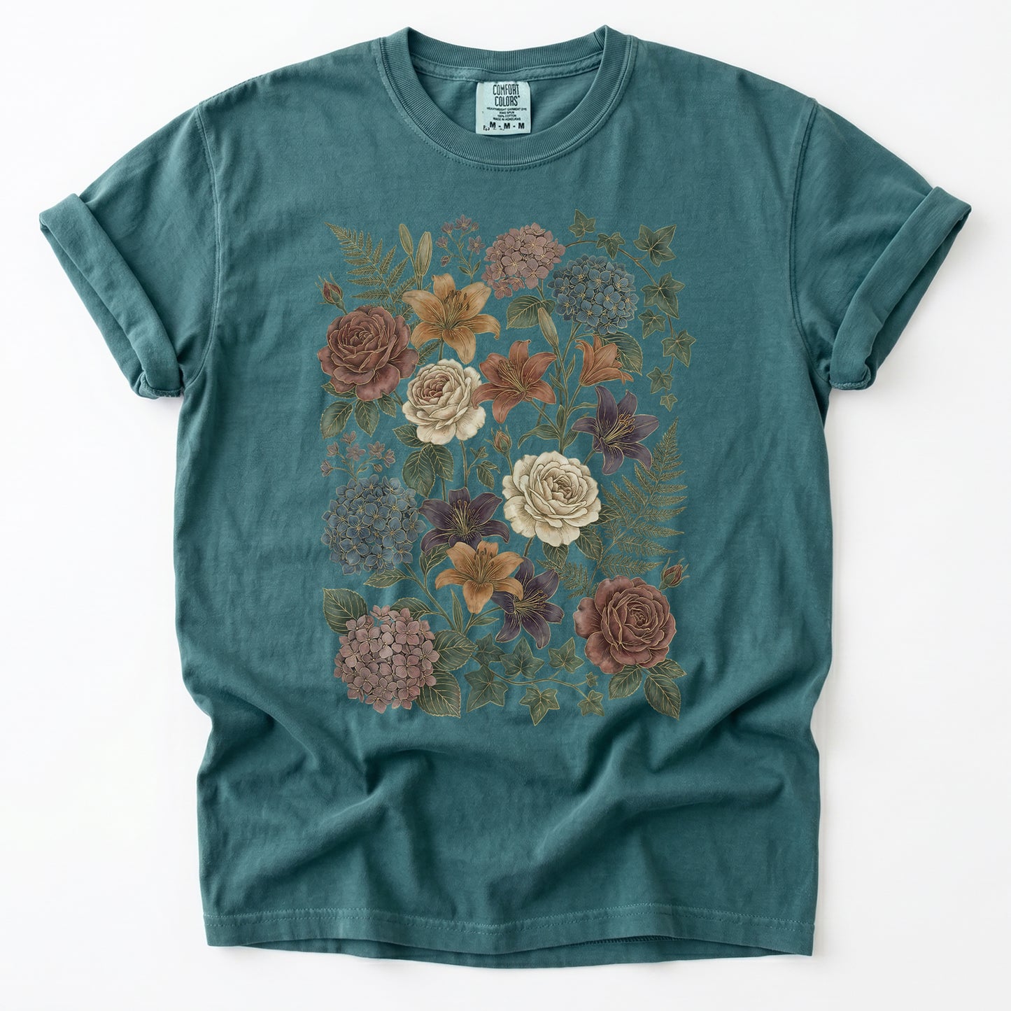Vintage Pressed Botanical Heavyweight T-Shirt