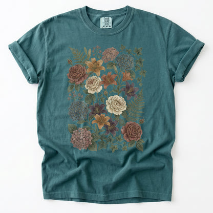 Vintage Pressed Botanical Heavyweight T-Shirt