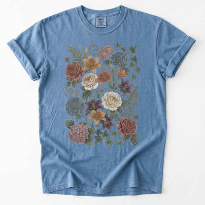 Vintage Pressed Botanical Heavyweight T-Shirt