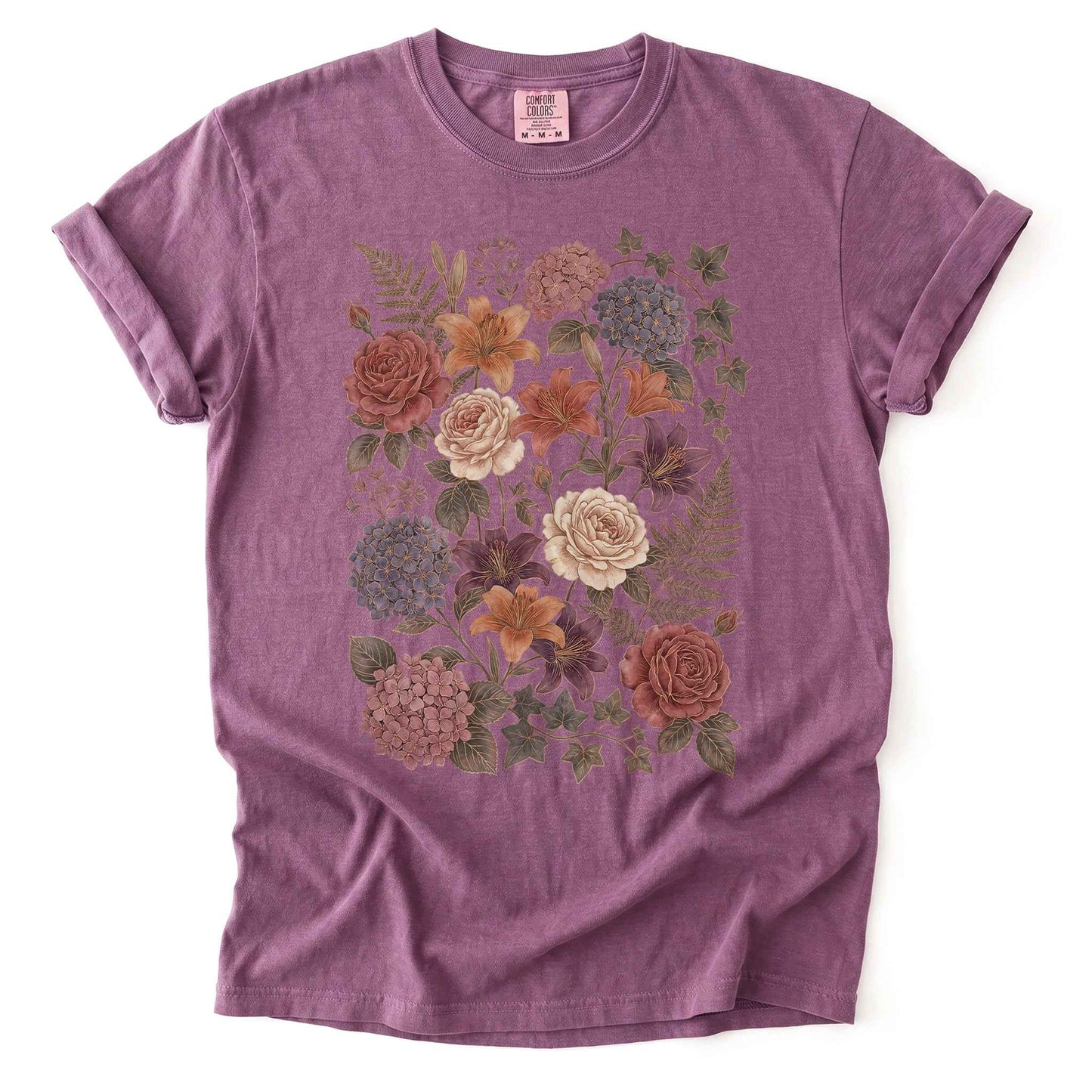 Vintage Pressed Botanical Heavyweight T-Shirt