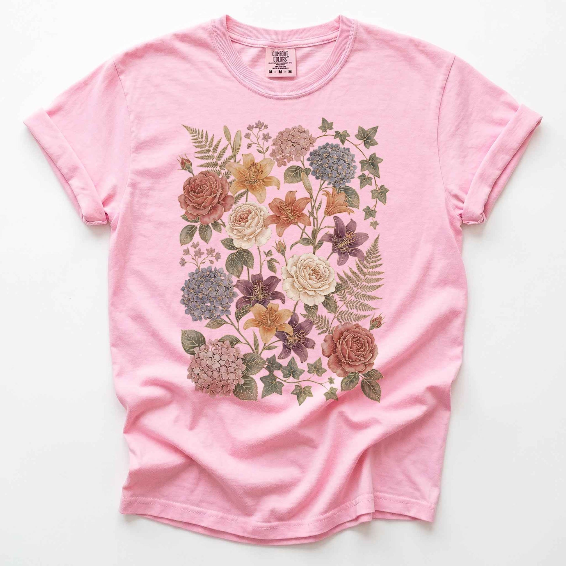 Vintage Pressed Botanical Heavyweight T-Shirt