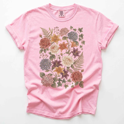 Vintage Pressed Botanical Heavyweight T-Shirt