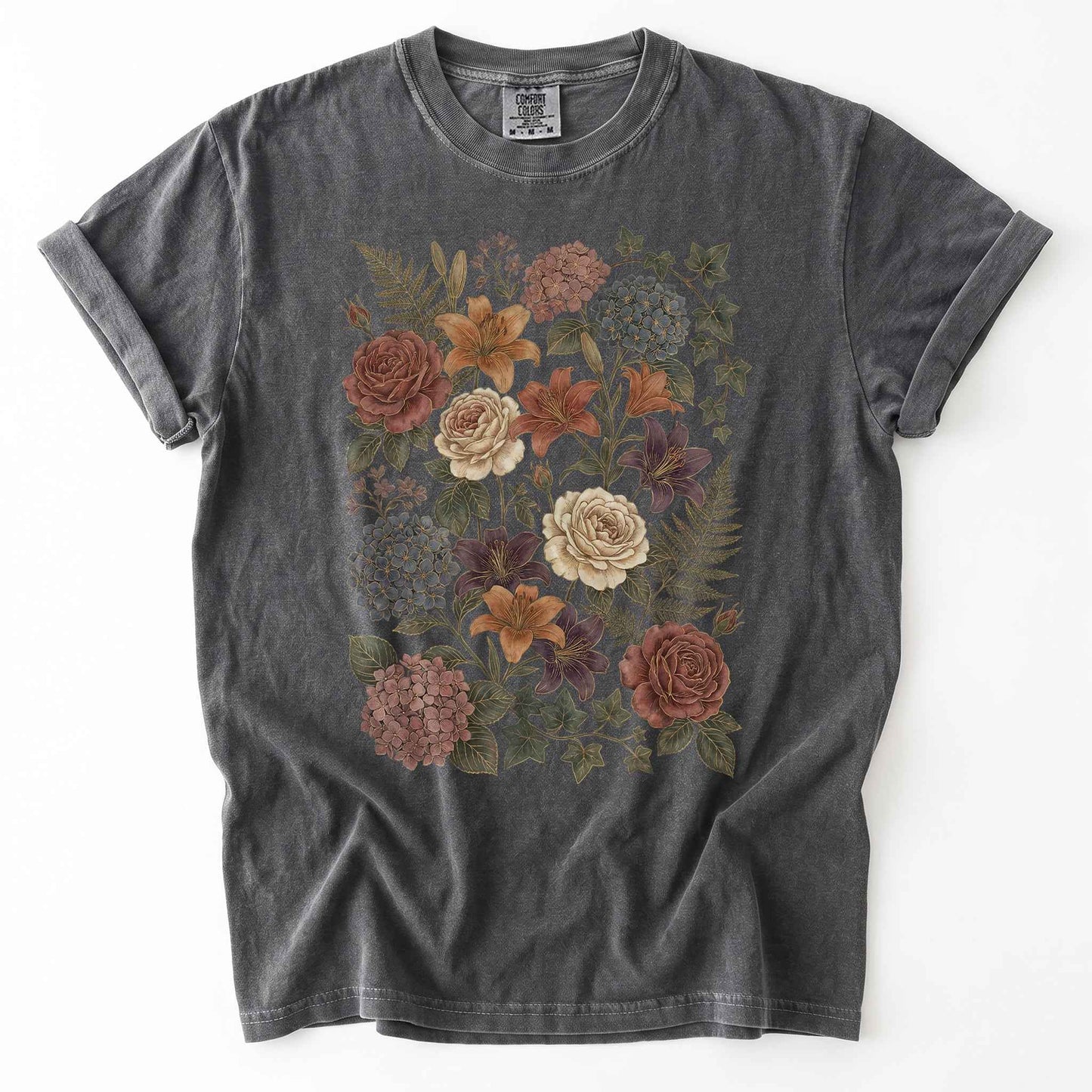 Vintage Pressed Botanical Heavyweight T-Shirt
