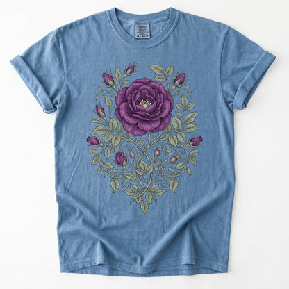Purple Rose Vintage Washed T-Shirt