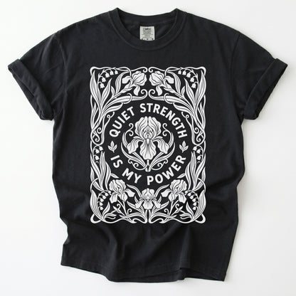 Quiet Strength Is My Power Vintage Washed T-Shirt